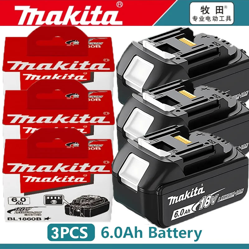 💎Original Makita 6Ah for Makita 18V Battery BL1830B BL1850B BL1850 BL1840 BL1860 BL1815 Replacement Lithium Battery💎