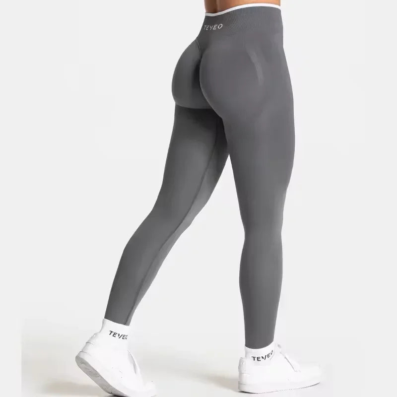 TEVEO Ignites Sculpture Tight Pants Seamless Tight Pants Women's Yoga Pants Running Hip Lifting Exercise Gym