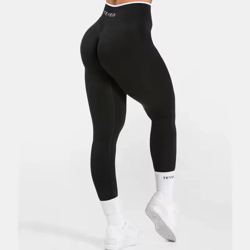 TEVEO Ignites Sculpture Tight Pants Seamless Tight Pants Women's Yoga Pants Running Hip Lifting Exercise Gym