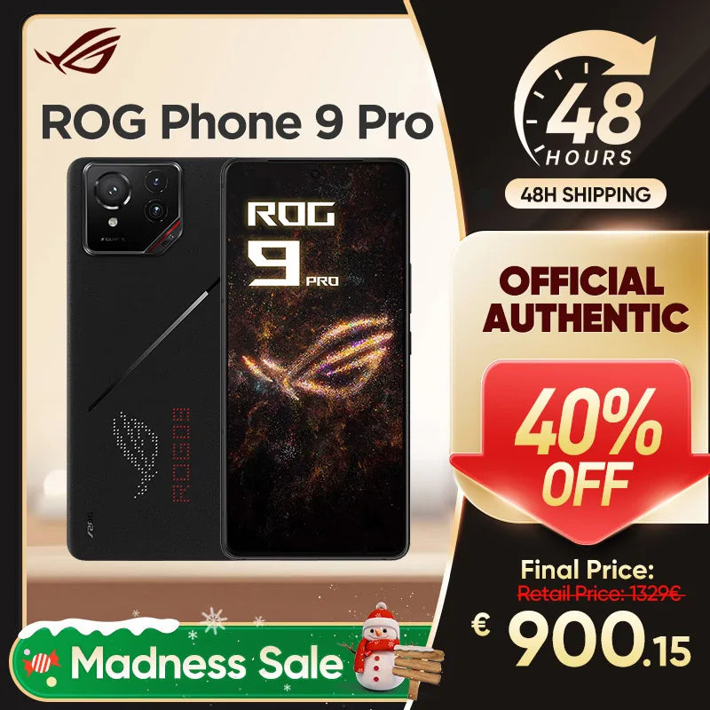 ROG Phone 9 Pro Snapdragon 8 Elite Official New  Gaming Flagship Smartphone 185Hz Refresh Rate AMOLED Android mobile