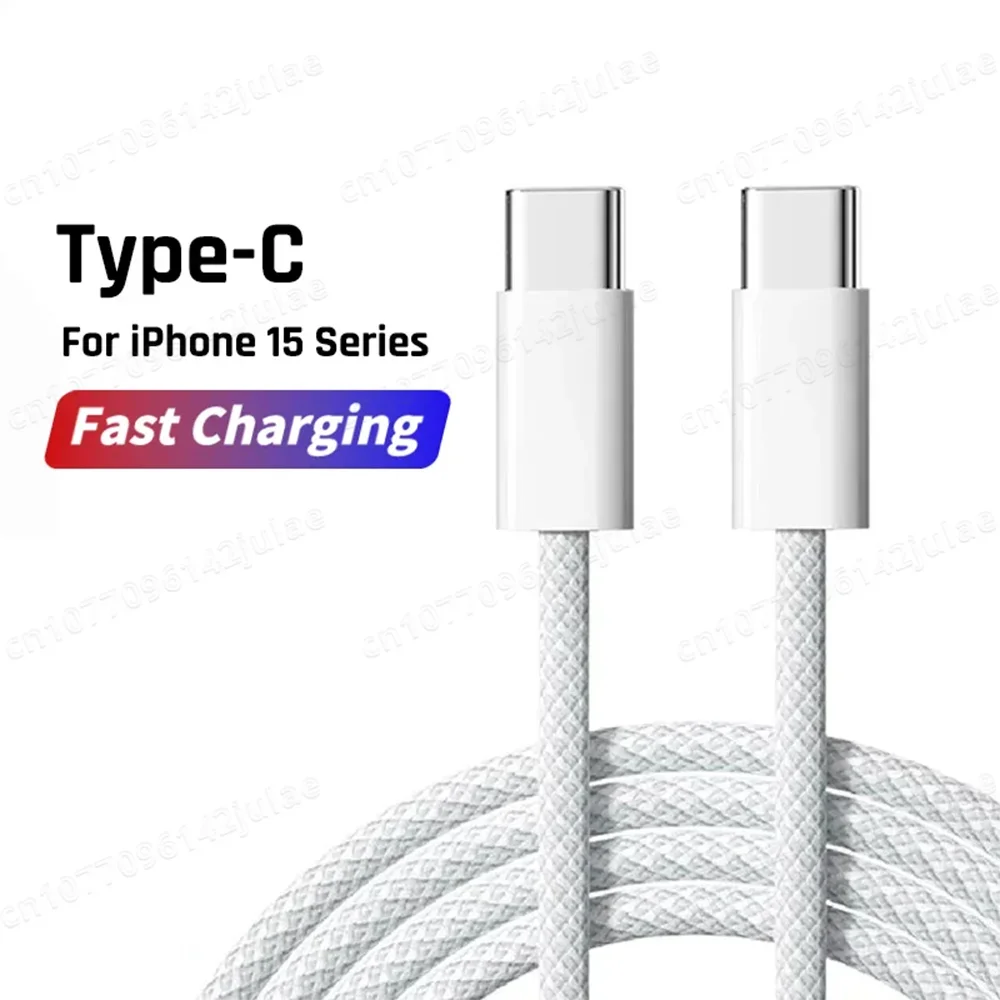 Original PD 60W Fast Charger 6A USB C to Type C Cable For Apple iPhone 16 17 Pro MAX Quick Charging For Samsung S24 Xiaomi Cable