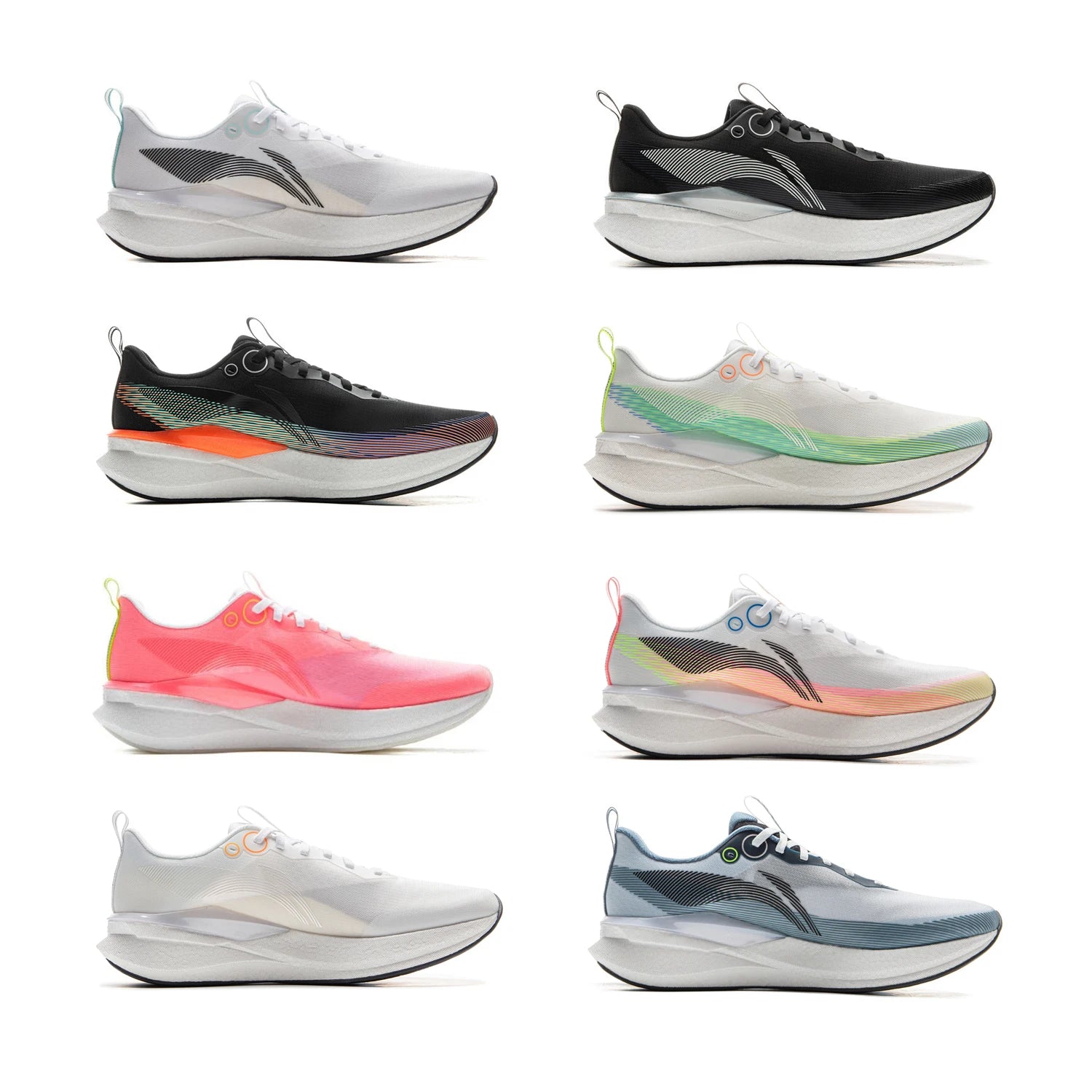 Li-Ning Men RED HARE 8 PRO Racing Running Shoes BOOM FIBER Cushion Stable Sport Shoes Light Anti-Slip Wearable Sneakers ARPV003