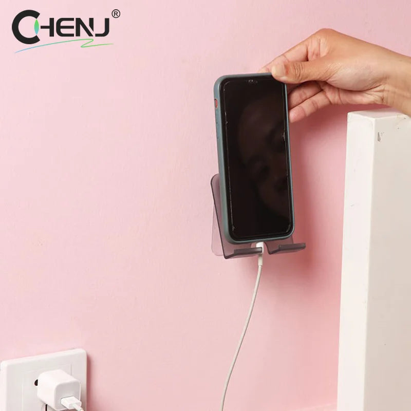 1pcs Universal Waterproof Mobile Phone Holder Tablet Bracket Bathroom Toilet Wall Stand For Iphone For Huawei Accessories
