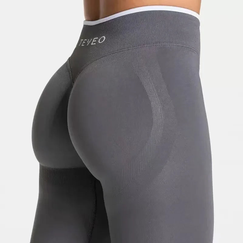 TEVEO Ignites Sculpture Tight Pants Seamless Tight Pants Women's Yoga Pants Running Hip Lifting Exercise Gym