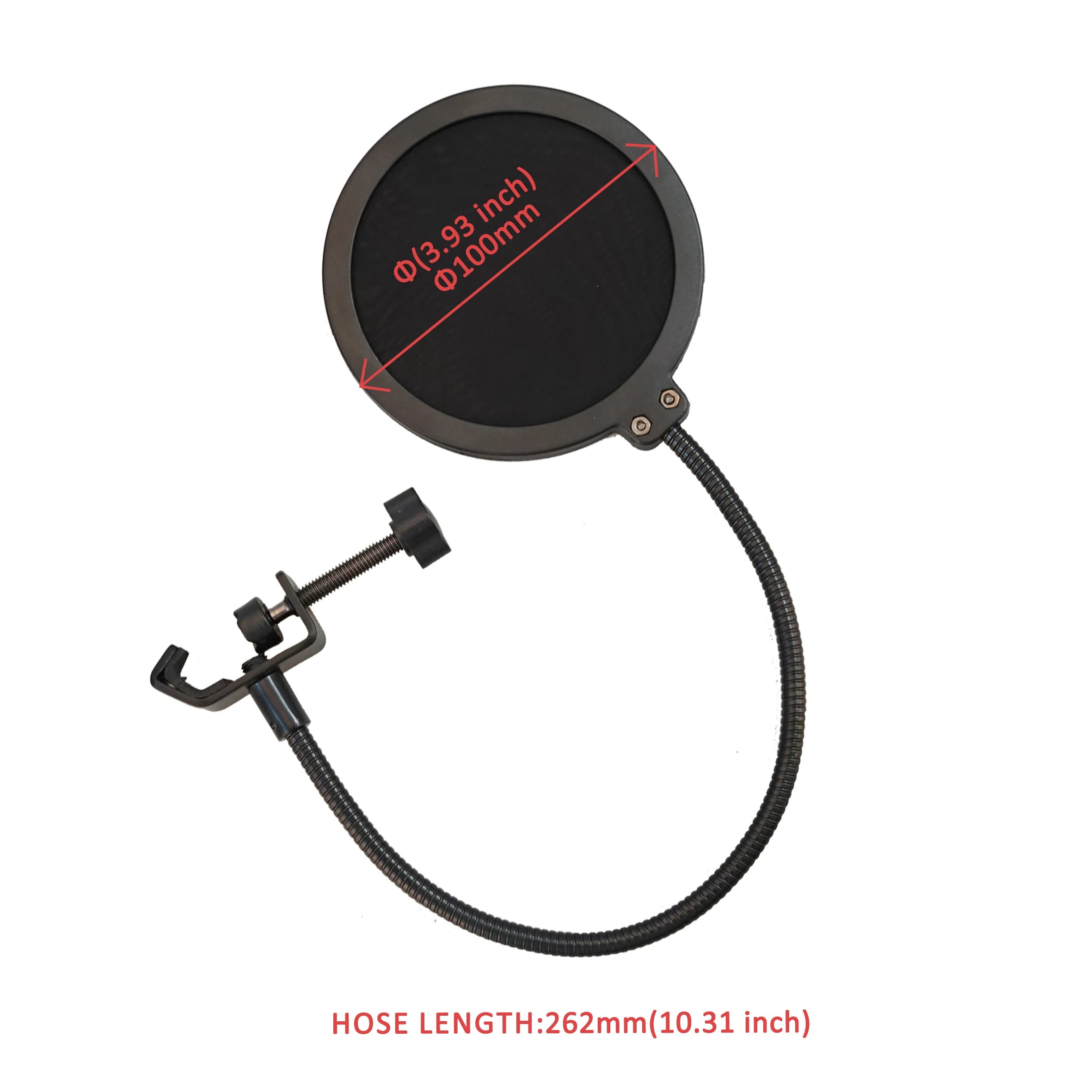Microphone accessories Metal pop filter universal microphone windshield for studio recording condenser microphone