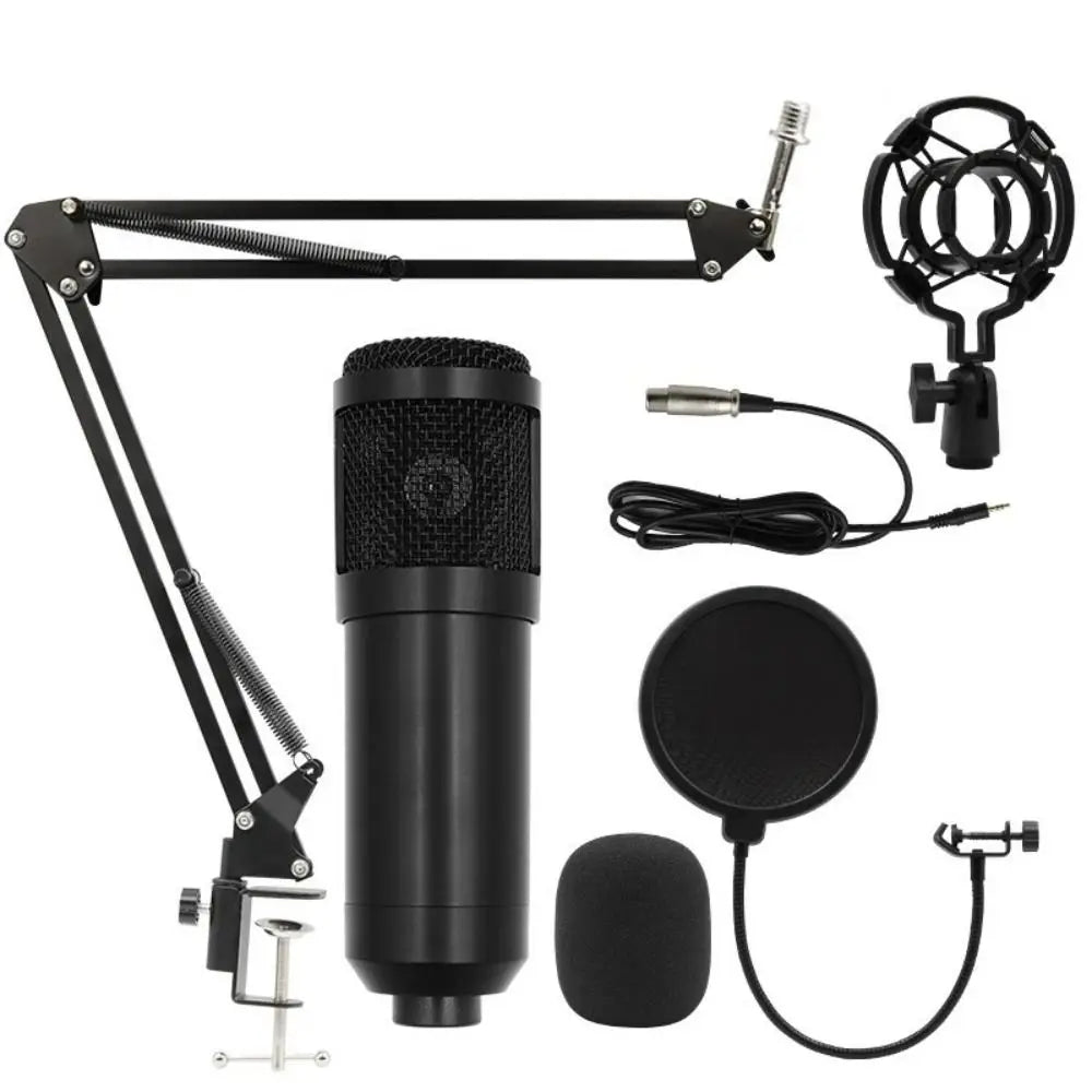 BM800 Condenser Microphone Kit Streaming Mobile Phone Audio Mixer Computer Sound Card V8 Audio Mixer Streaming Audio Smartphone