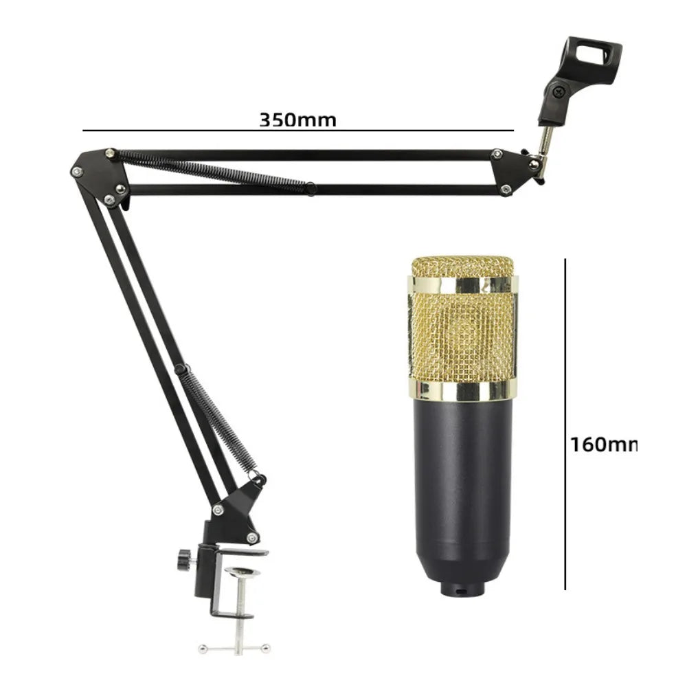 BM800 Condenser Microphone Kit Streaming Mobile Phone Audio Mixer Computer Sound Card V8 Audio Mixer Streaming Audio Smartphone