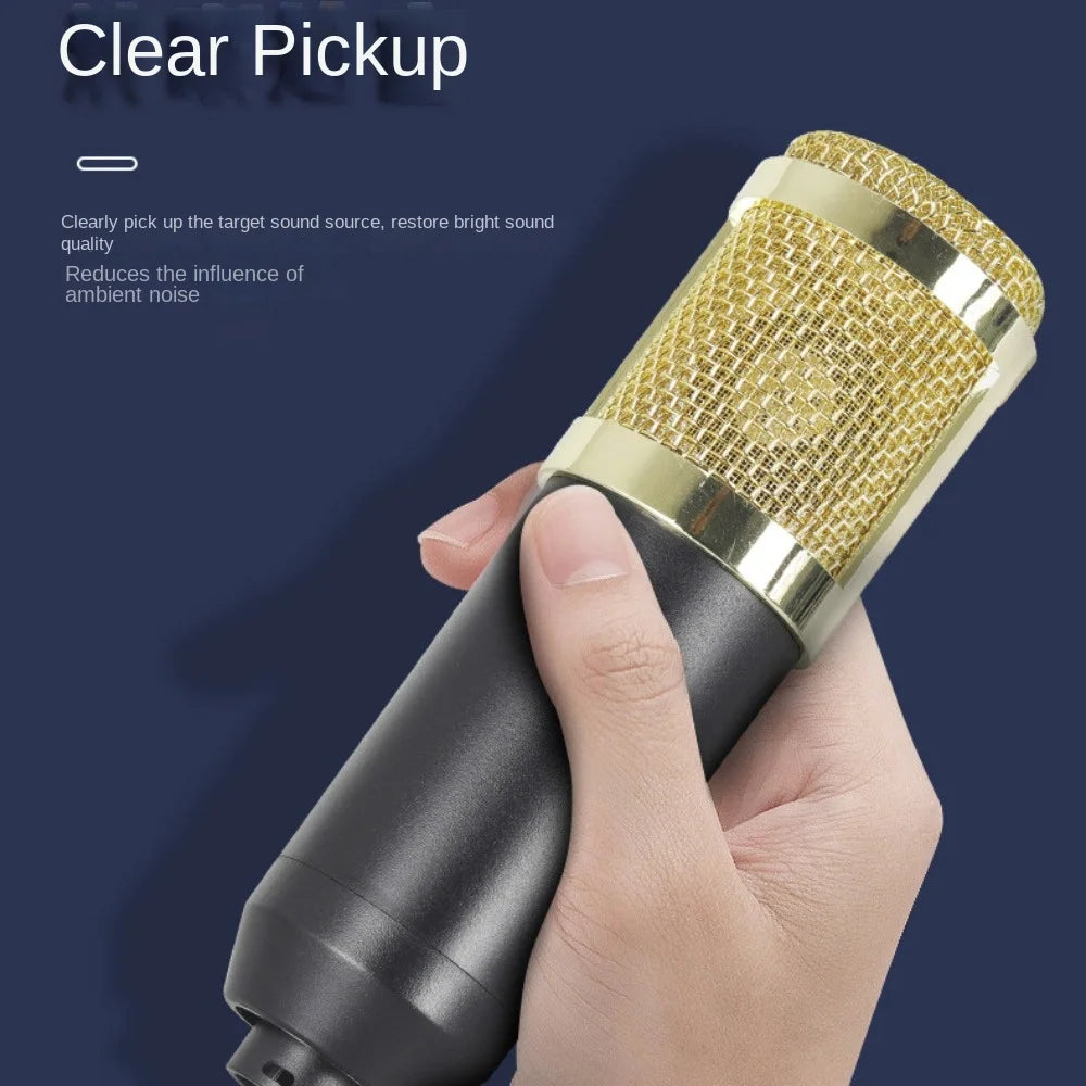 BM800 Condenser Microphone Kit Streaming Mobile Phone Audio Mixer Computer Sound Card V8 Audio Mixer Streaming Audio Smartphone