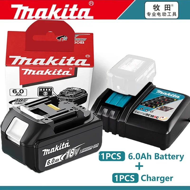 💎Original Makita 6Ah for Makita 18V Battery BL1830B BL1850B BL1850 BL1840 BL1860 BL1815 Replacement Lithium Battery💎