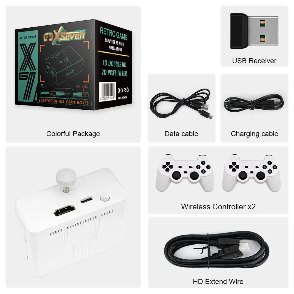 Coopreme Y7 Super TV Game Box HD Output Joystick Dual Controller Fighting Home Game Console PSP 10000+ Gaming