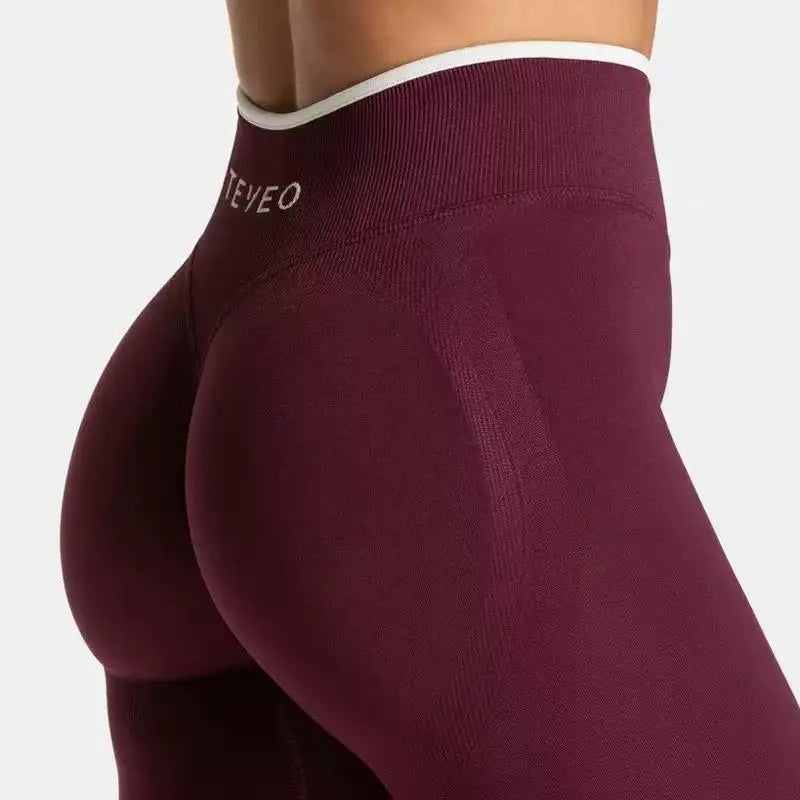TEVEO Ignites Sculpture Tight Pants Seamless Tight Pants Women's Yoga Pants Running Hip Lifting Exercise Gym