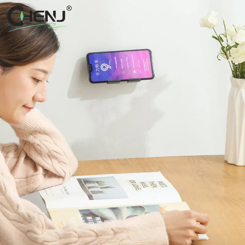 1pcs Universal Waterproof Mobile Phone Holder Tablet Bracket Bathroom Toilet Wall Stand For Iphone For Huawei Accessories