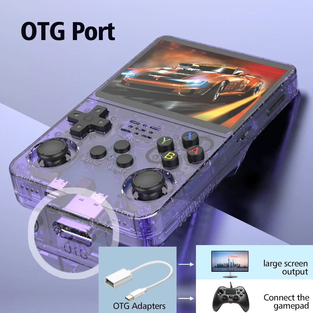 R36S/ R36H  Handheld Video Game Console Linux System 3.5 Inch IPS Screen Portable Retro Pocket Video Player Gifts For Christmas