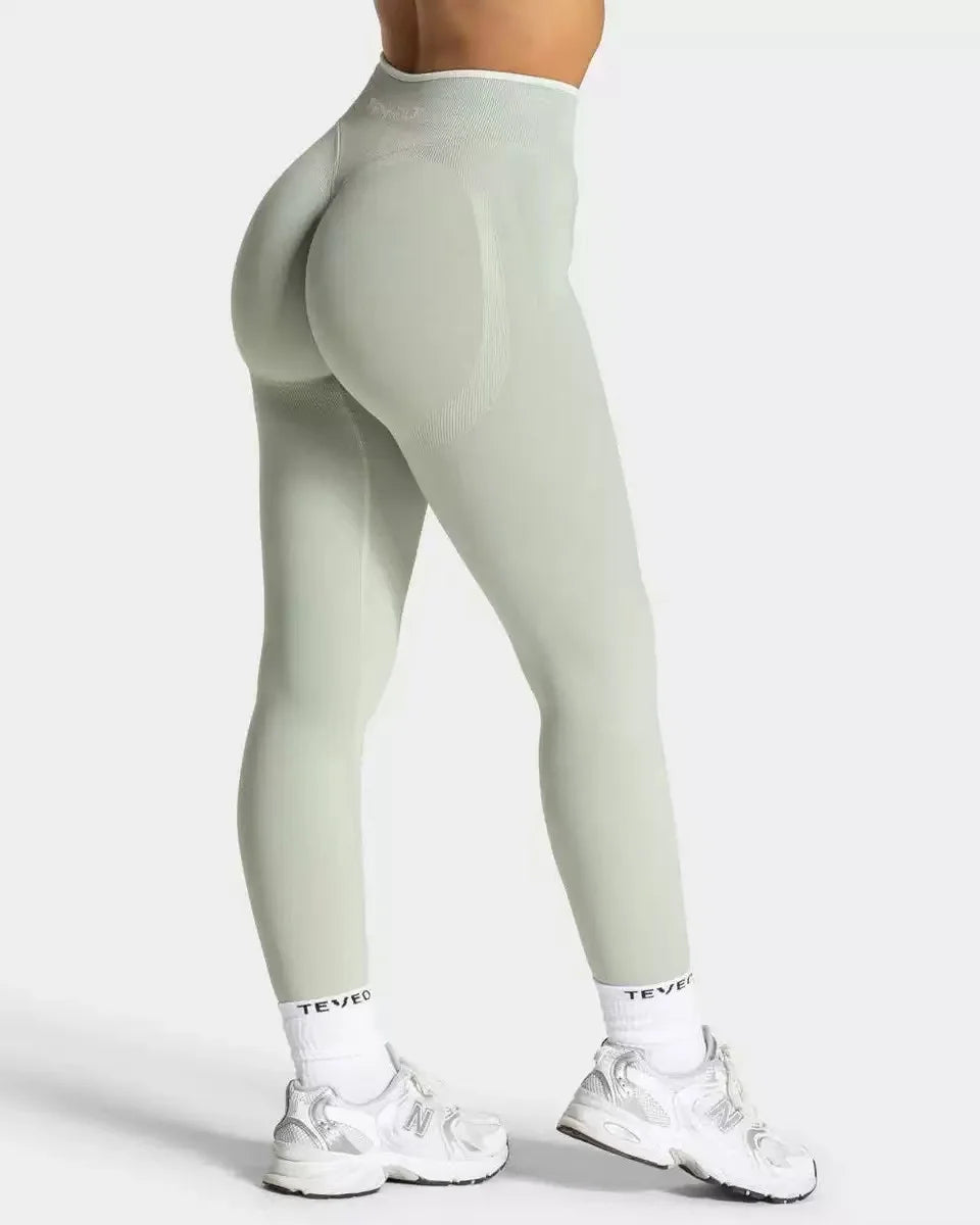 TEVEO Ignites Sculpture Tight Pants Seamless Tight Pants Women's Yoga Pants Running Hip Lifting Exercise Gym