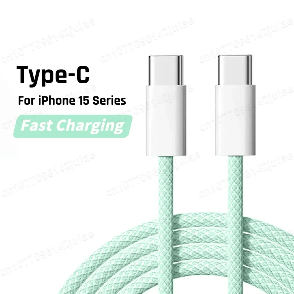 Original PD 60W Fast Charger 6A USB C to Type C Cable For Apple iPhone 16 17 Pro MAX Quick Charging For Samsung S24 Xiaomi Cable
