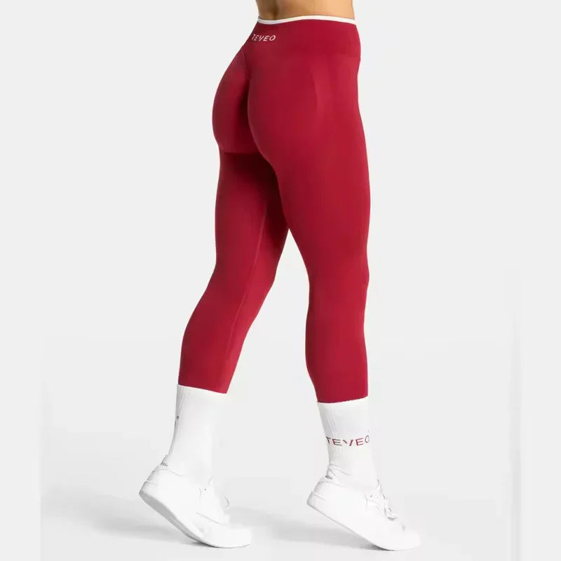 TEVEO Ignites Sculpture Tight Pants Seamless Tight Pants Women's Yoga Pants Running Hip Lifting Exercise Gym