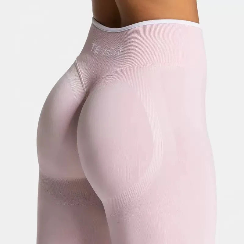 TEVEO Ignites Sculpture Tight Pants Seamless Tight Pants Women's Yoga Pants Running Hip Lifting Exercise Gym