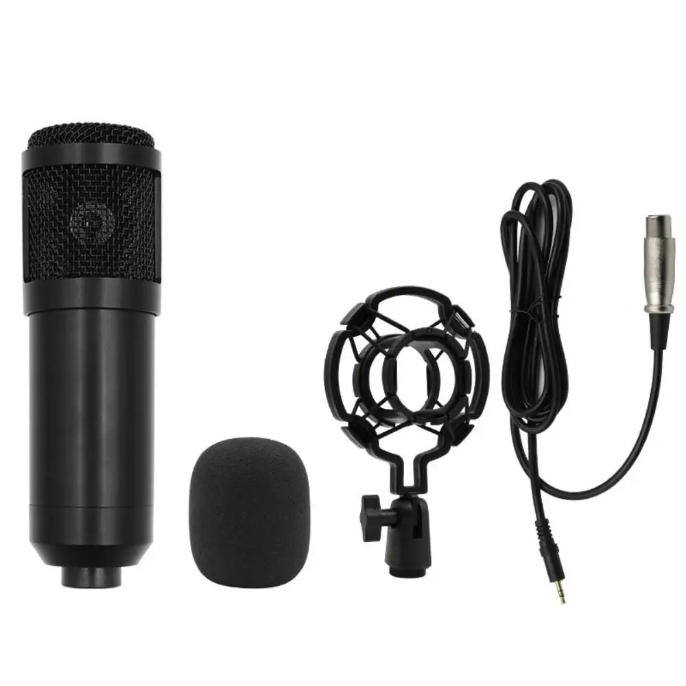BM800 Condenser Microphone Kit Streaming Mobile Phone Audio Mixer Computer Sound Card V8 Audio Mixer Streaming Audio Smartphone
