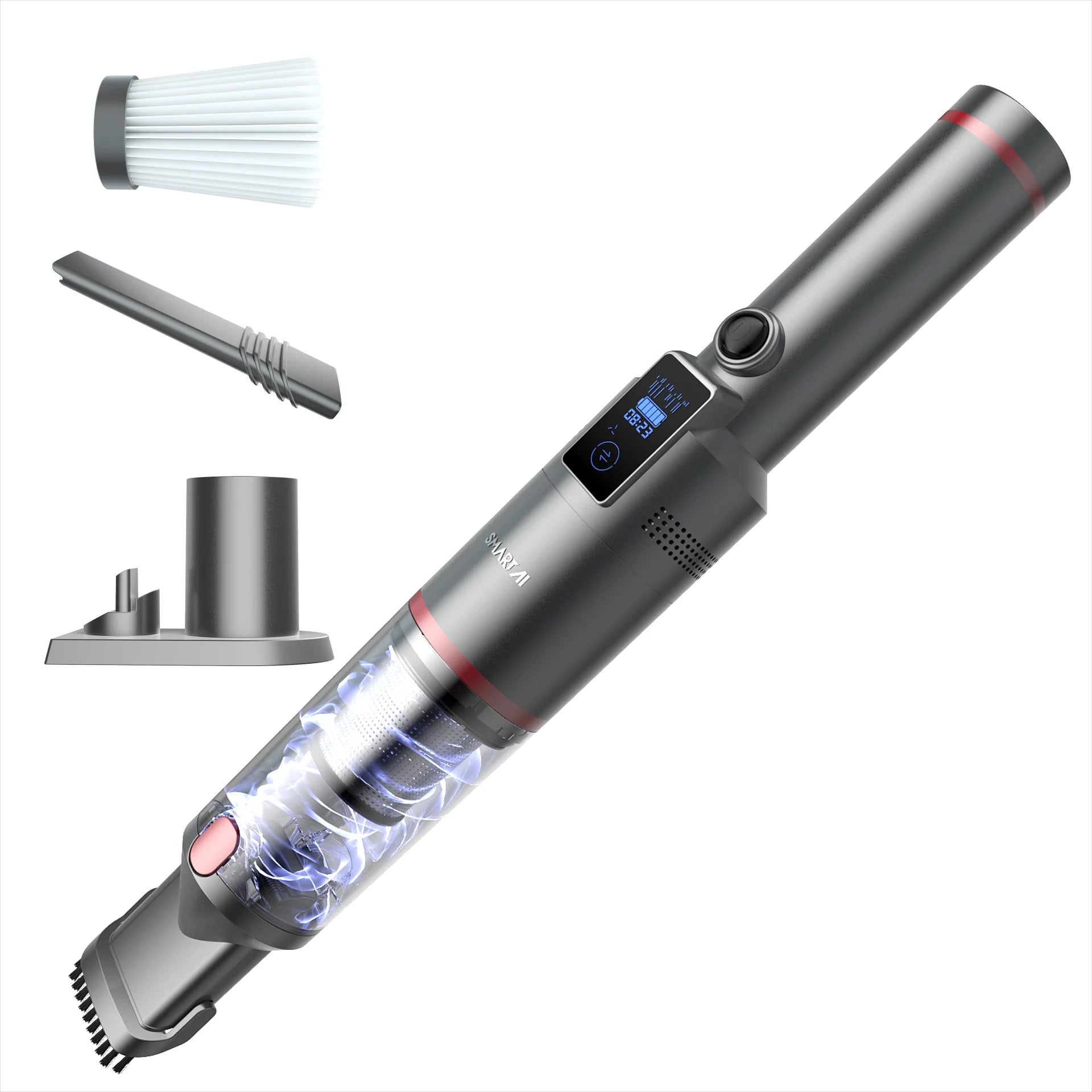 SmartAI 18000PA Powerful Handheld Vacuum Cordless Cleaner Lightweight Portable Car Vacuum with HEPA Filter for Office Home Hair