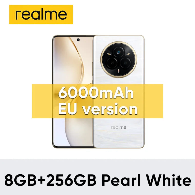Realme 14 Pro Plus 5g Smartphone Global Version Android Nfc Original Snapdragon 7S Gen 3 6.83'' 120Hz Oled Display 50Mp Camera