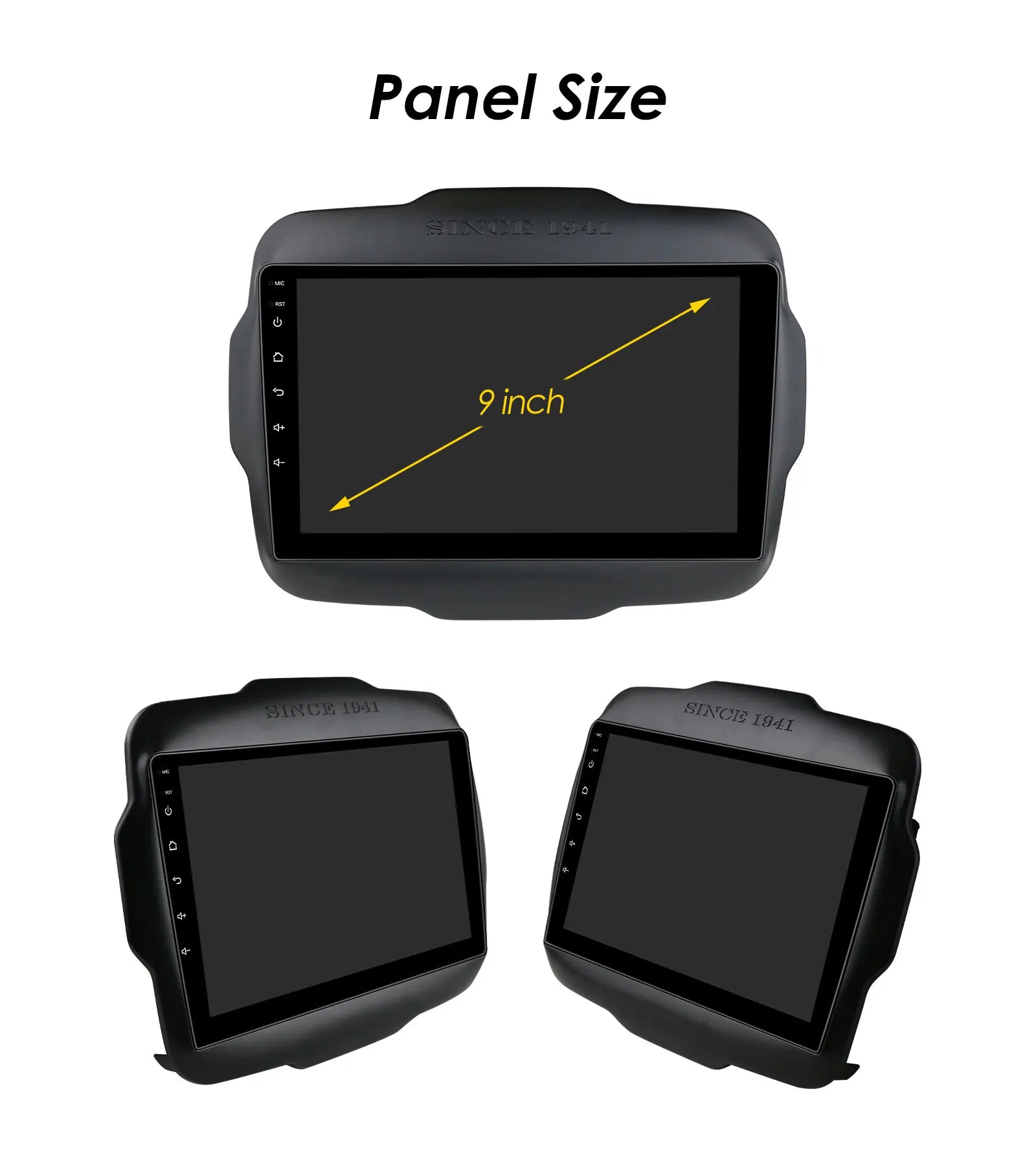 Hizpo Carplay Car Radio For Jeep Renegade 2016 2017 2018 2019 2020 GPS Navigation Android Auto Stereo Multimedia Player 8+128G