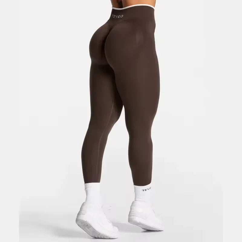 TEVEO Ignites Sculpture Tight Pants Seamless Tight Pants Women's Yoga Pants Running Hip Lifting Exercise Gym